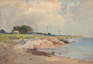GREEN Charles Edwin Lewis 1844-1915,Coastal Landscape,Freeman US 2023-12-05