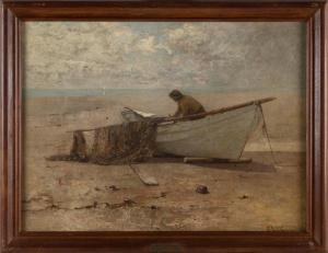 GREEN Charles Edwin Lewis 1844-1915,Looking Seaward,Eldred's US 2023-07-28