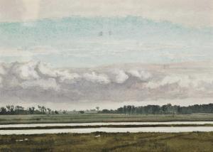 GREEN COLIN KIRBY,Clouds, Brightlingsea Creek, Essex,1981,Christie's GB 2013-10-08