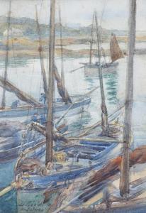 GREEN David Gould 1881-1977,ARDGLASS HARBOUR,Ross's Auctioneers and values IE 2018-04-25