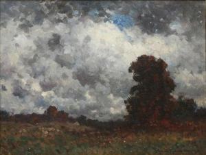 GREEN Frank Russell 1856-1949,Autumn Storm Clouds,Clars Auction Gallery US 2020-01-19