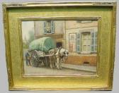 GREEN Frank Russell 1856-1949,THE BAKER'S CART, NEMOURS,William Doyle US 2002-02-27