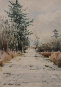 GREEN GERALDINE,Norfolk Artist, Country Path,Rowley Fine Art Auctioneers GB 2021-06-05