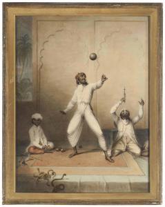 GREEN James 1771-1834,The Indian Jugglers,1814,Christie's GB 2018-06-06