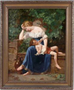 GREEN Josiah 1852-1868,Woman with Child,1858,Nye & Company US 2012-06-19