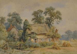 GREEN WE,A cottage by a wheat field, Oxford,Christie's GB 2011-07-31