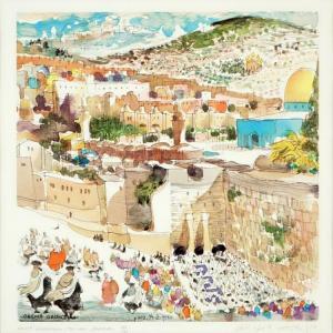 GREENBAUM Baruch 1917-1992,The Wall-Jerusalem,Kodner Galleries US 2017-09-27
