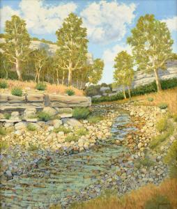 GREENBERG Jerry 1946,Hill Country Riverscape,Simpson Galleries US 2023-09-23