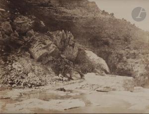 GREENE John Beasley 1832-1856,Torrent et cascade près de Constantine. Algérie,1856,Ader 2021-11-13