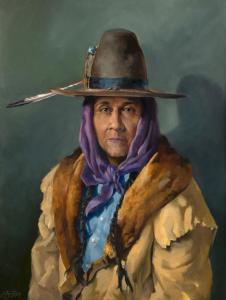 GREENE LEROY 1893-1974,Chester Medicine Crow,1959,Santa Fe Art Auction US 2022-05-28
