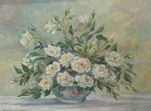 GREENE NANCY,Still Life study of roses in bowl,1971,The Cotswold Auction Company 2019-10-22