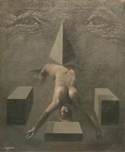 GREENE NEIL ALFRED,SURREALIST COMPOSITION WITH NUDE AND GEOMETRIC SHAPES,Freeman US 2009-08-07