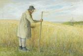 GREENE R.M,Farmer in cornfields,1875,Burstow and Hewett GB 2013-03-27