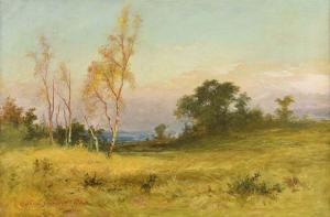 GREENLEES M James Robert 1820-1894,TREES IN A LANDSCAPE,Ross's Auctioneers and values IE 2022-06-15