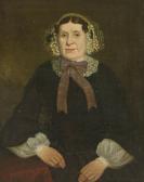 GREENWOOD Emily 1824,PORTRAIT OF MRS MARY FAIRBROTHER, AGED 58, HALF LE,1859,Sworders GB 2017-03-14