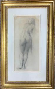 GREENWOOD Ernest 1913-2009,a study of a nude,Keys GB 2022-05-20