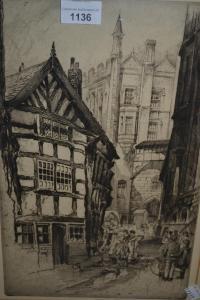 GREENWOOD Frank 1883-1954,Manchester street scenes,Lawrences of Bletchingley GB 2020-10-23