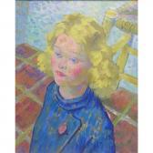 GREENWOOD Orlando 1892-1989,Little Girl in Blue with Corn-Colored Hair,William Doyle US 2013-10-09