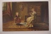 Greenwood P,interior scene with child dancing,1874,Crow's Auction Gallery GB 2019-04-10