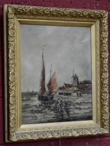 GREENWOOD R. F,Unloading the Catch,1901,Bamfords Auctioneers and Valuers GB 2016-08-03