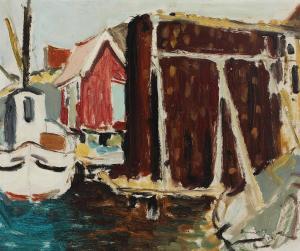 GREGERSEN Emil 1921-1993,From a harbour,Bruun Rasmussen DK 2023-04-25