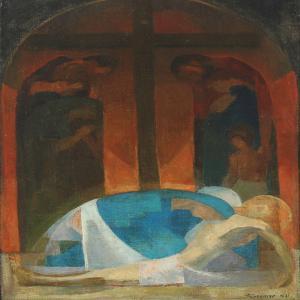 GREGOIRE Jan 1887-1960,The Descent from the Cross,1921,Bruun Rasmussen DK 2013-06-03