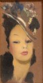 GREGOIRE Marc Olivier 1897-1991,Femme au chapeau,EVE FR 2015-03-12