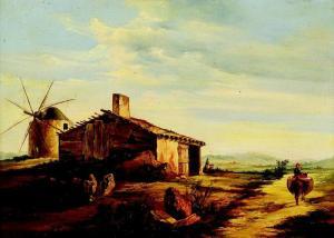 GREGORIO NUNES PRIETO JOAQUIM 1833-1907,Paisagem com casa,1862,Cabral Moncada PT 2010-01-25