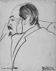 GREGORIOFF Boris 1800-1900,Portrait of Anatoly Lunacharsky,Swann Galleries US 2001-09-21