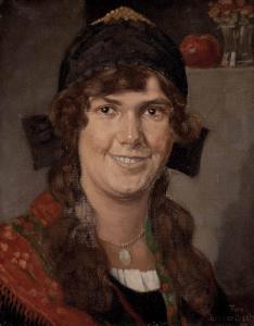 GREGORITSCH Toni 1868-1923,Frau in Kärntner Tracht,Palais Dorotheum AT 2009-10-07