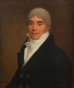 GREGORIUS ALBERTUS JACOB FRANS 1774-1853,Portrait d'homme en buste,Chayette et Cheval FR 2017-01-27