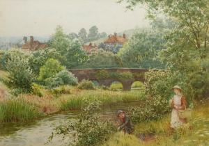 GREGORY Charles 1850-1920,A Bright Way Elstead,David Duggleby Limited GB 2021-07-03