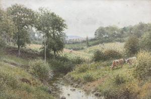 GREGORY Charles 1850-1920,Hay Making by a Stream,David Duggleby Limited GB 2023-06-16