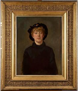 GREGORY Edward John 1850-1909,'Portrait of the Artist's Wife',Everard & Company US 2010-03-04