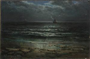 GREGORY George 1849-1938,Sail and steam by moonlight  'G. Gregory 1886',Bonhams GB 2007-06-26