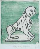 gregory isabella augusta 1852-1932,'MY ONLY WOODCUT' (CHINAFIGURINE),Whyte's IE 2007-12-15