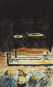 GREGORY Robert 1881-1918,A BOXING RING,Whyte's IE 2015-11-30