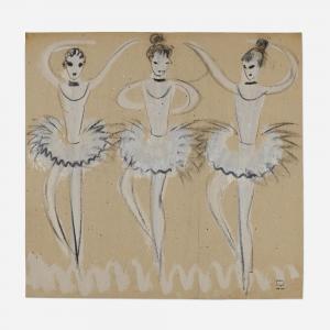 GREGORY Waylande 1905-1971,Three Ballerinas,Toomey & Co. Auctioneers US 2023-04-19
