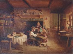 GREIG James 1861-1941,untitled (Interior Kitchen),1865,Raffan Kelaher & Thomas AU 2022-09-06