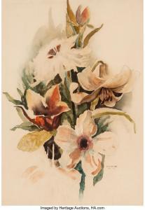 GREITZER Jack J 1910-1989,Arrangement with Lilies,1932,Heritage US 2019-03-08