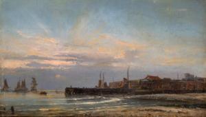 GREIVE Snr. Johan Conrad 1837-1891,Coastal View,William Doyle US 2021-09-15