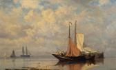 GREIVE Snr. Johan Conrad 1837-1891,Sailing boats near de coast of Zeeland,Venduehuis NL 2022-11-17
