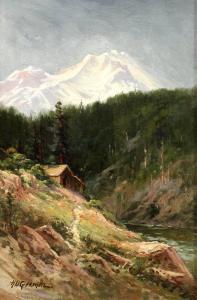 GREMKE Deidrich Henry 1860-1939,Cabin in the Moutains,Clars Auction Gallery US 2017-10-15
