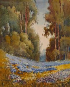 GREMKE Deidrich Henry 1860-1939,Eucalyptus and Wildflowers,1920,John Moran Auctioneers US 2021-11-16