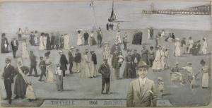 GRENIER ARTHUR 1873-1944,High Life of Trouville-sur-mer,1906,The Romantic Agony BE 2015-06-19