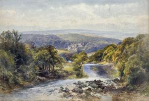 GRESLEY James Stephen 1829-1908,River Landscape,1887,David Duggleby Limited GB 2023-11-18