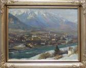 GRETSCHEL Max 1833-1955,"Hall, Tirol-Abendsonne - Winter 33",Reiner Dannenberg DE 2013-03-15