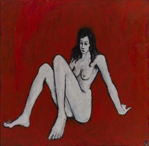 GRETTON KEITH 1934,Nude in red,Rosebery's GB 2022-05-25
