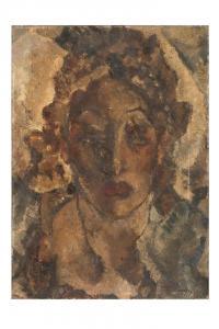 GREUELL Arthur 1891-1966,Portrait de femme ou La grande Hongroise,1938,Aguttes FR 2023-09-19