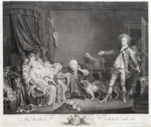 GREUZE Jean Baptiste 1725-1805,La Mère bien aimée,1775,Christie's GB 2008-01-30